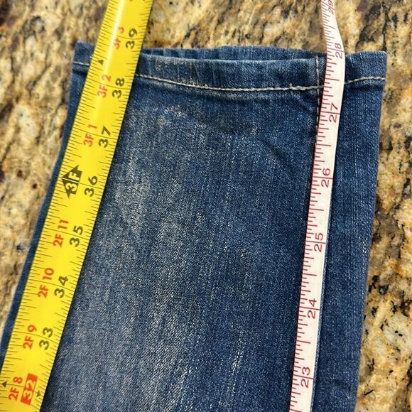 Seven7 High Rise Whiskering Ankle Skinny Jeans Size 10 - Picture 8 of 10
